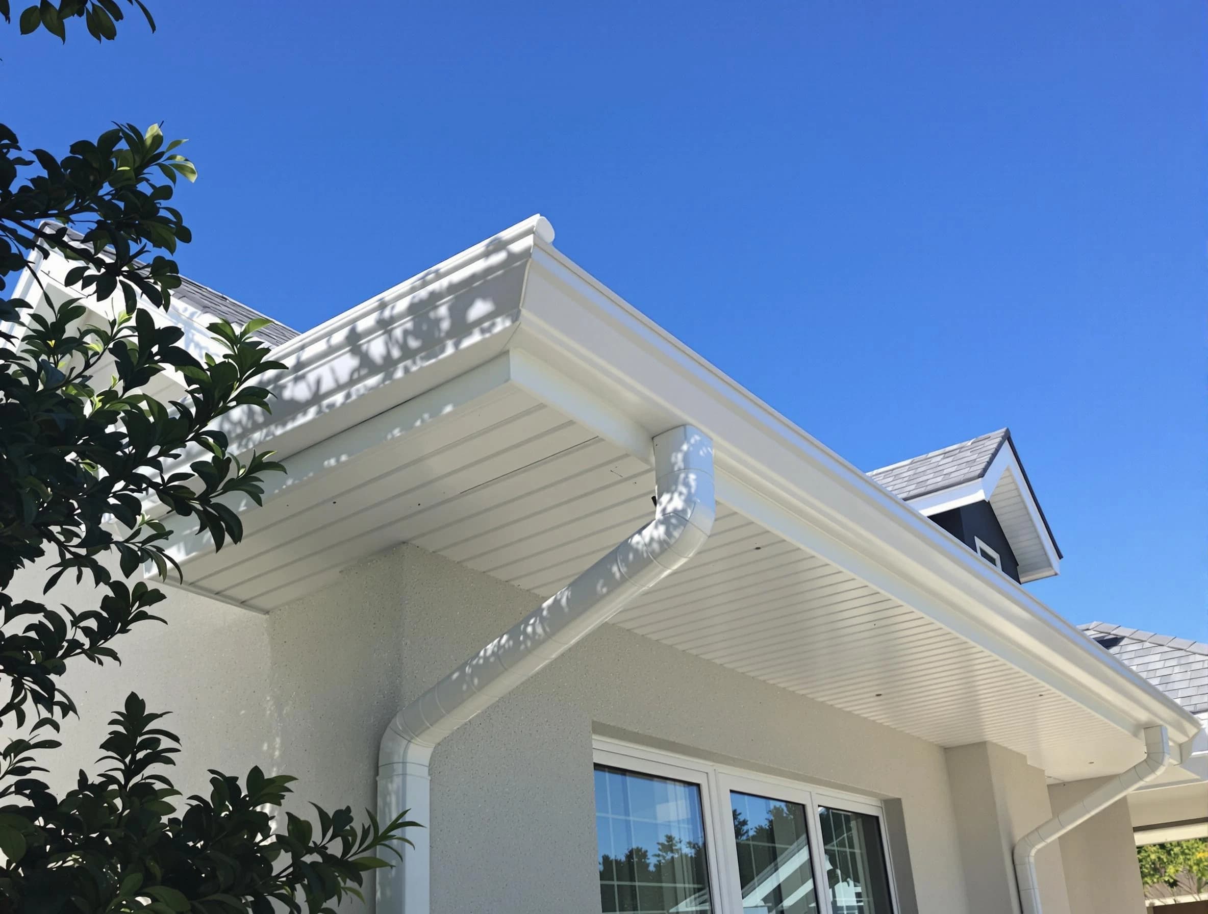 Custom-fit rain gutter system by Avon Lake Roofing Company in Avon Lake, OH