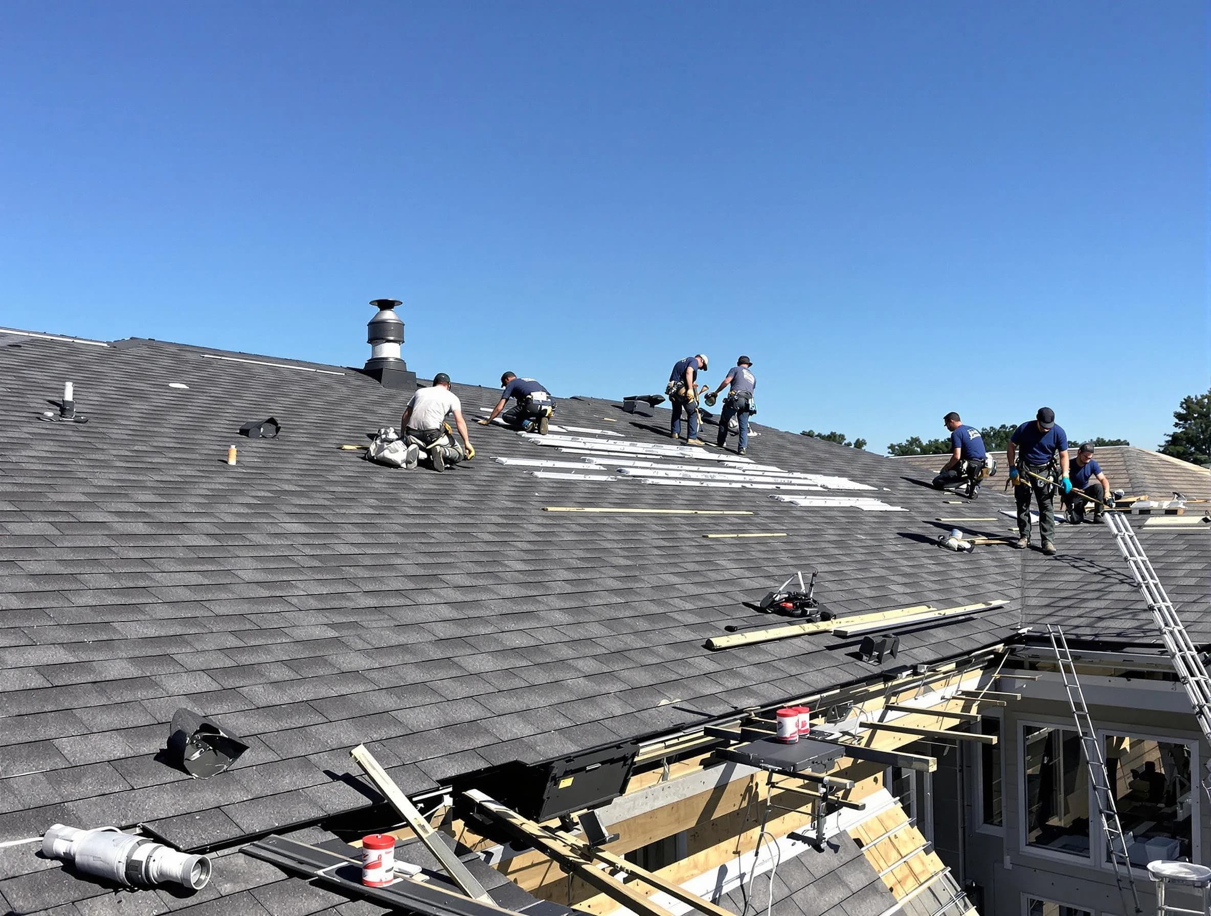 Avon Lake Roofing Company experts performing roof installation in Avon Lake, OH