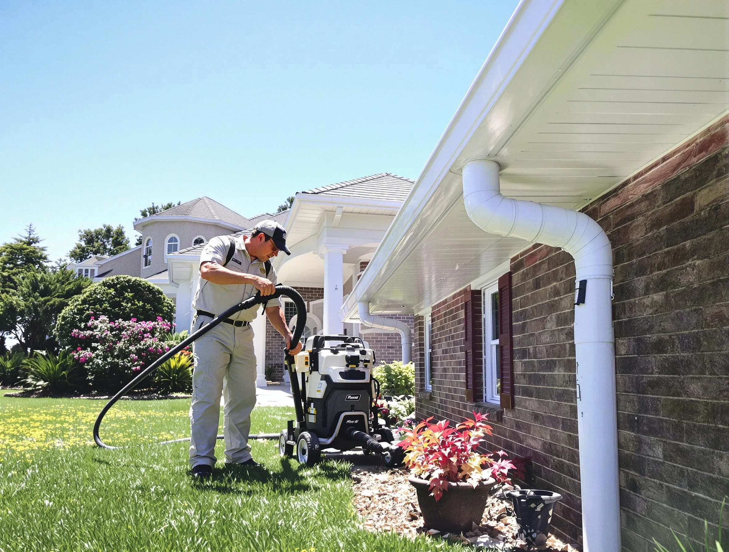 Downspout Cleaning in Avon Lake